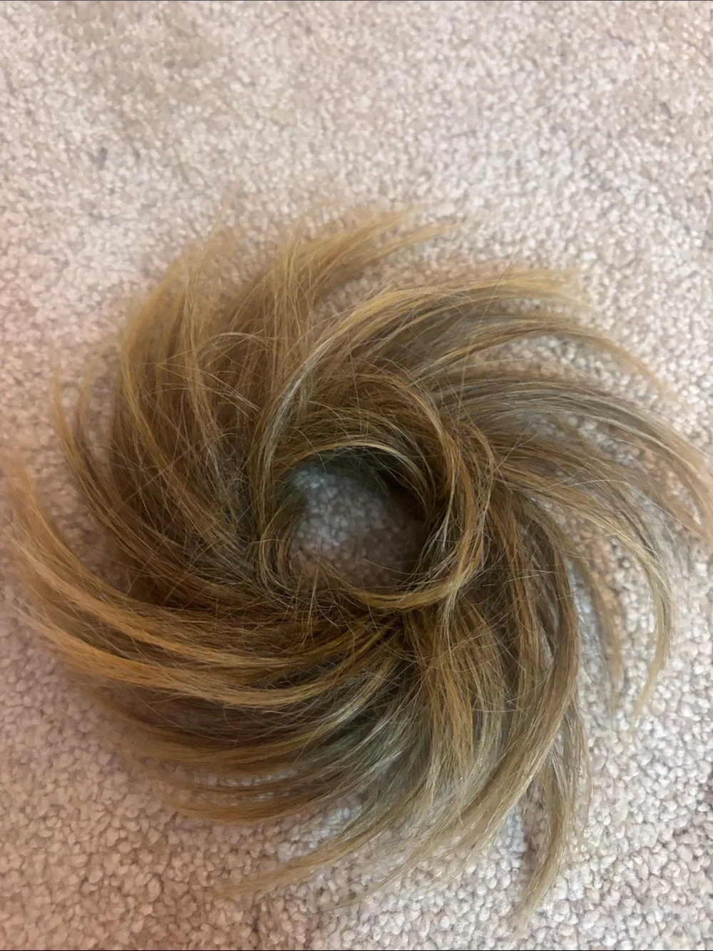 Blonde Hair Scrunchie - Natural Blonde
